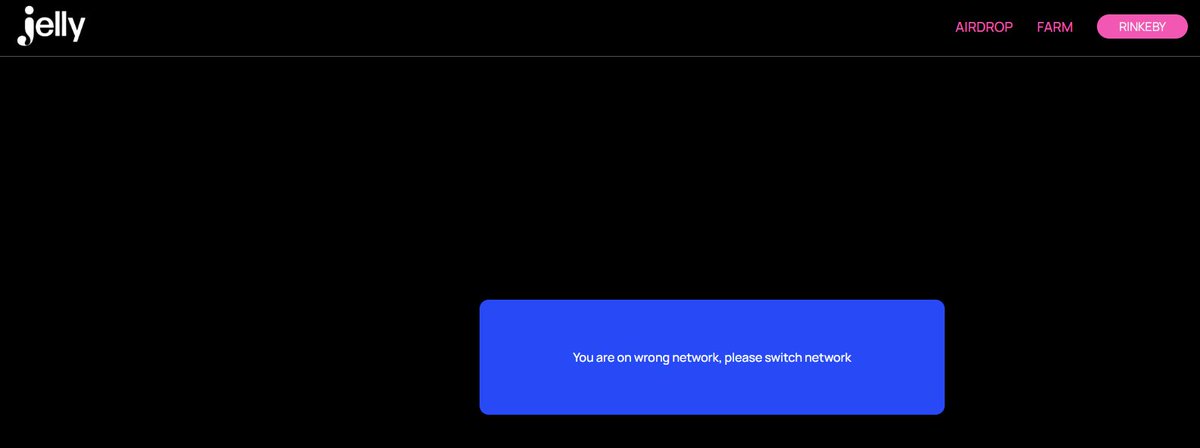 ivan52137598's tweet photo. @jellyprotocol who have the same problem? 

i have right network on the wallet( 
PLZ HELP https://t.co/XHXHaNwL9y