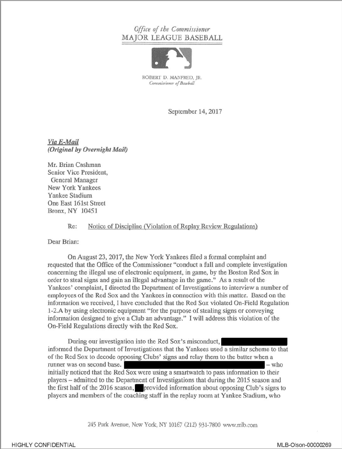 Re: [外電] 上訴法院裁定洋基必須公開偷暗號信件