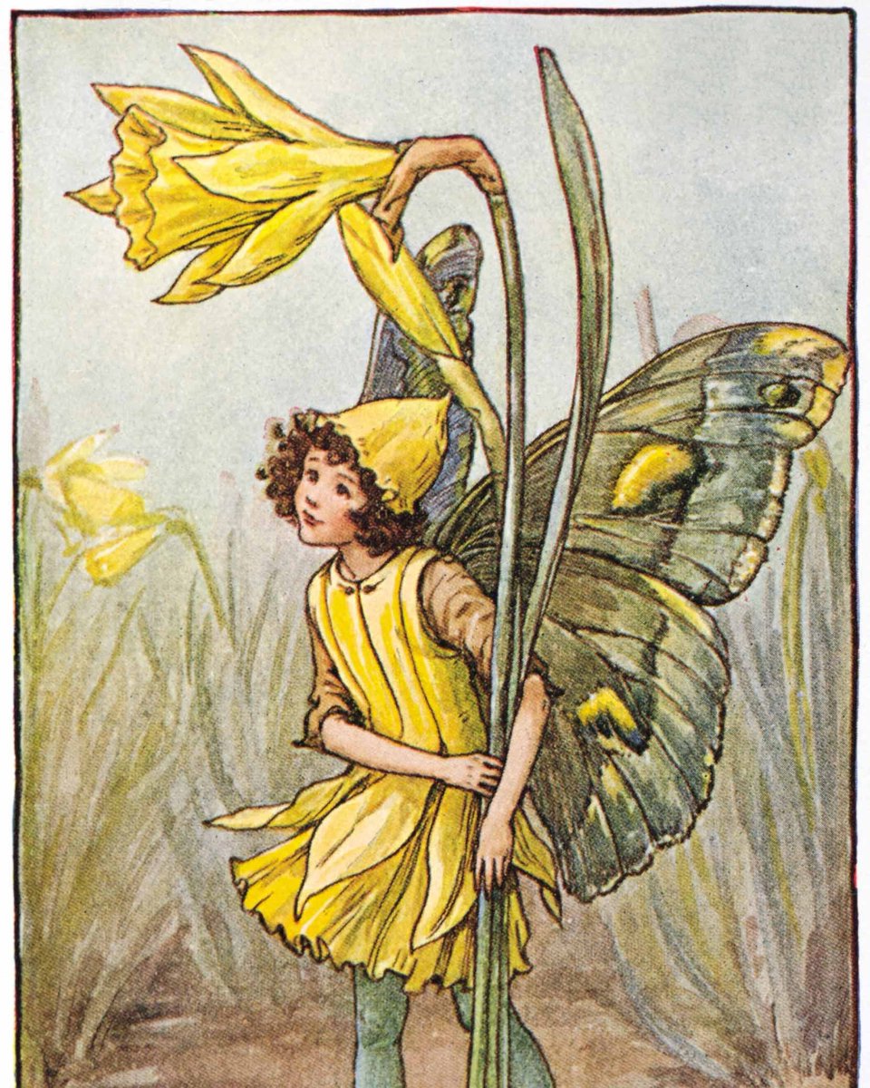 Halloo my dearies! Here's Cicely Mary Barker's (1895-1973) "Daffodil Fairy" to bring some cheer.