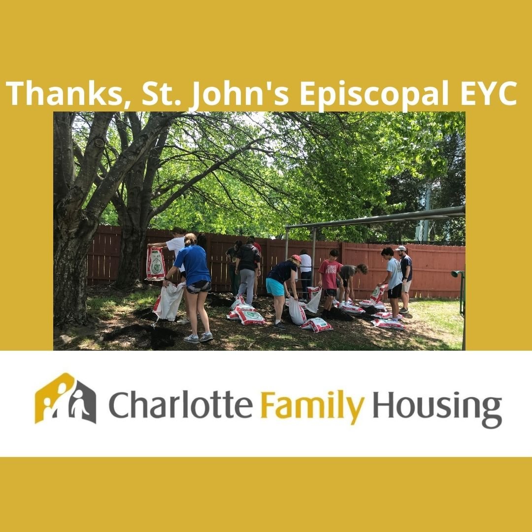 cltfamhousing's tweet photo. #CharlotteFamilyHousing would like to thank #St.JohnsEpiscopalEYC for beautifying the grounds at #plazaplace. Your gifts and talents are appreciated! #Homelessness #FaithPartners #CharlotteHomelessness https://t.co/tlaAuACPHh