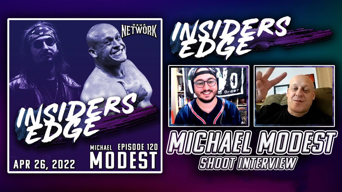 SlamSociety_'s tweet image. ❗NEW EPISODE❗

The wonderful @MICHAELMODEST joined the #InsidersEdge to talk about his amazing career!

#MikeModest #prowrestling

✨YOUTUBE: bit.ly/3KdpUKF
✨APPLE: apple.co/3OPfCnM
✨SPOTIFY: spoti.fi/3khrWz8
✨GOOGLE: bit.ly/39nGGu9