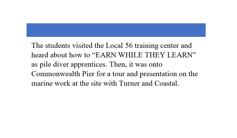 CoastalCMC's tweet photo. A BIG SHOUTOUT TO…the students &amp; teachers at Norfolk Agricultural School, Henrik Pedersen of Coastal Marine, Joe FitzGerald of Turner Construction, and Ziven Drake &amp; Eric Martinez of Local 56! https://t.co/pakB2xp7dc