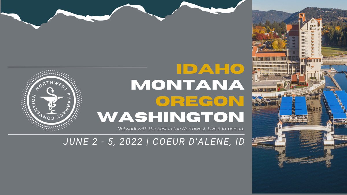 Join us for the Northwest Pharmacy Convention! Limited pricing ends May 5th! Exhibit spaces are still available. wsparx.org/page/2022NWPC