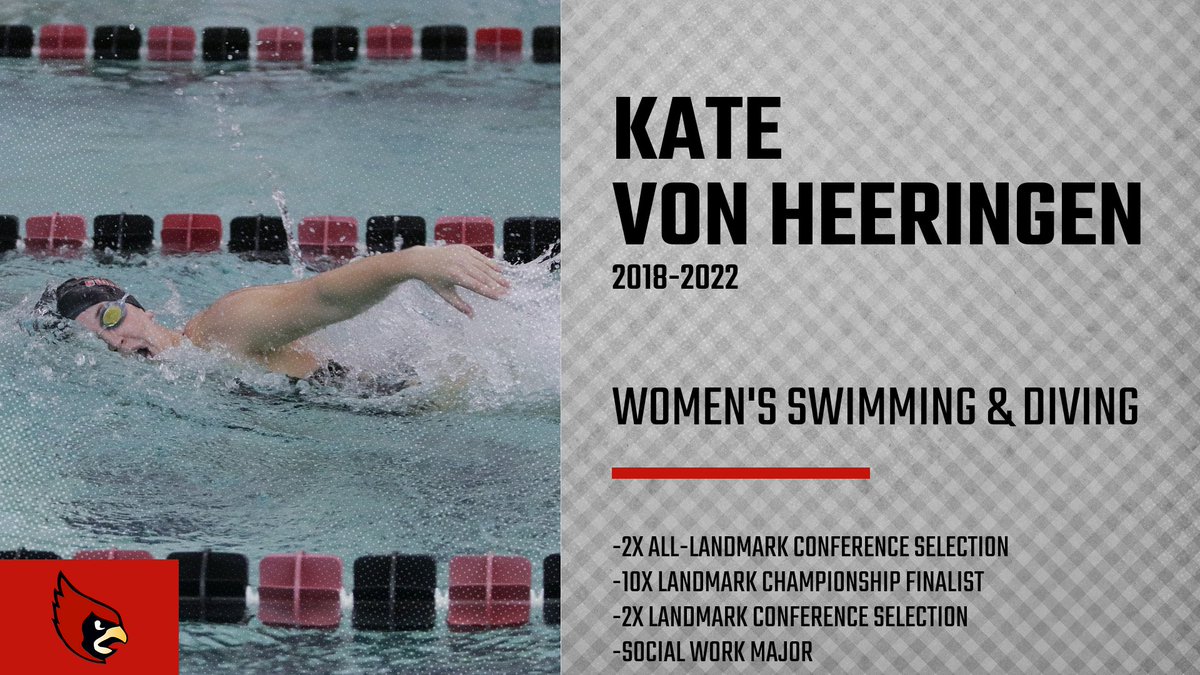 2022 Senior Salute | <a href="/CatholicU_SD/">Catholic U Swimming & Diving</a> | Kate Von Heeringen