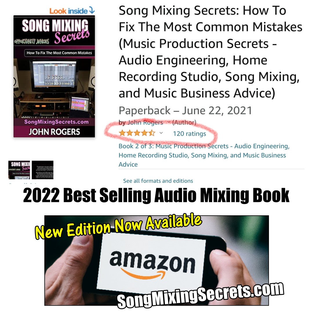 JRmastering's tweet image. Learn how to fix common mixing mistakes for only $5.98!  SongMixingSecrets.com

#mixing #mixingandmastering #musicproduction #MusicProductionTips  #MusicProductionHelp #JohnRogers