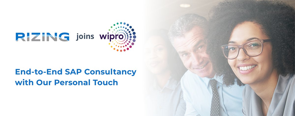 .<a href="/RizingLLC/">Rizing</a> is joining <a href="/Wipro/">Wipro</a> to create an #SAP and #digitaltransformation powerhouse with deep industry experience, strategic consulting capabilities, global reach, and scale to solve SAP’s most complex #businesstransformation challenges. #Successfactors okt.to/deT27M