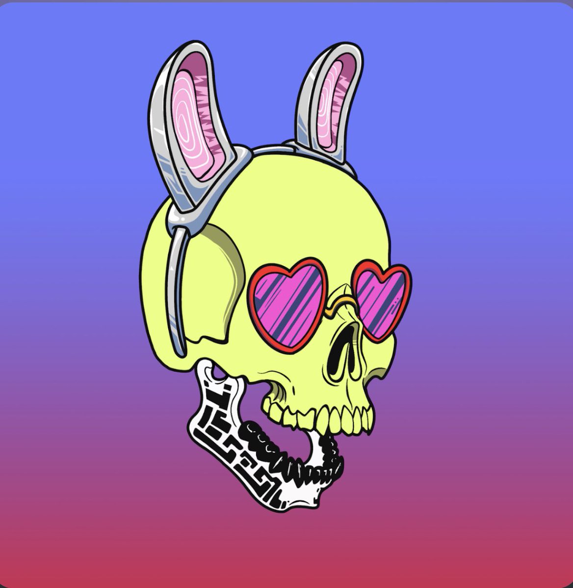 dixx_dix's tweet photo. Another💀! My bunny con las gafas de ♥️ Las quiero todas 😬😁#guiltypleasure #coolestskullz #tattooskullzsociety @JuanSalgadoArt @OWTLW https://t.co/VntouCF1dA