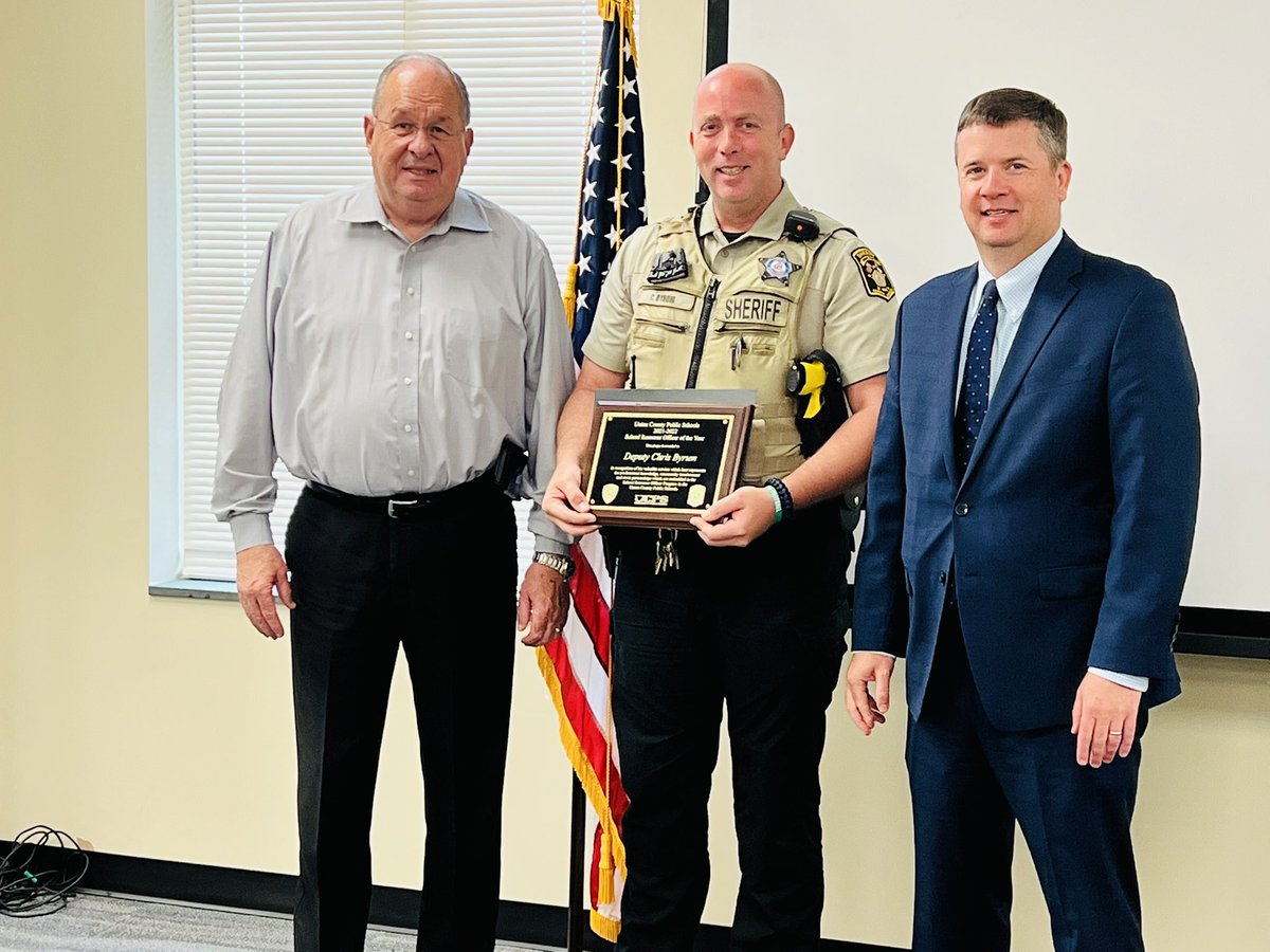 Andrew G. Houlihan (@aghoulihan) on Twitter photo Shout out to the <a href="/UCPSNC/">Union County Public Schools</a> finalists for SRO of the year: Deputy Byrum from <a href="/WeddingtonHSNC/">Weddington High School</a>, Deputy Baucom from <a href="/PiedmontHSNC/">Piedmont High School</a> and Officer Greene from <a href="/HSAMonroeMiddle/">HSA at Monroe Middle School</a>! And a BIG Congratulations to Deputy Byrum, the 2022 SRO of the Year! #TeamUCPS <a href="/MonroeNCPolice/">Monroe NC Police</a> <a href="/UnionCoSheriff/">Union County Sheriff</a> Shout out to the <a href="/UCPSNC/">Union County Public Schools</a> finalists for SRO of the year: Deputy Byrum from <a href="/WeddingtonHSNC/">Weddington High School</a>, Deputy Baucom from <a href="/PiedmontHSNC/">Piedmont High School</a> and Officer Greene from <a href="/HSAMonroeMiddle/">HSA at Monroe Middle School</a>! And a BIG Congratulations to Deputy Byrum, the 2022 SRO of the Year! #TeamUCPS <a href="/MonroeNCPolice/">Monroe NC Police</a> <a href="/UnionCoSheriff/">Union County Sheriff</a>