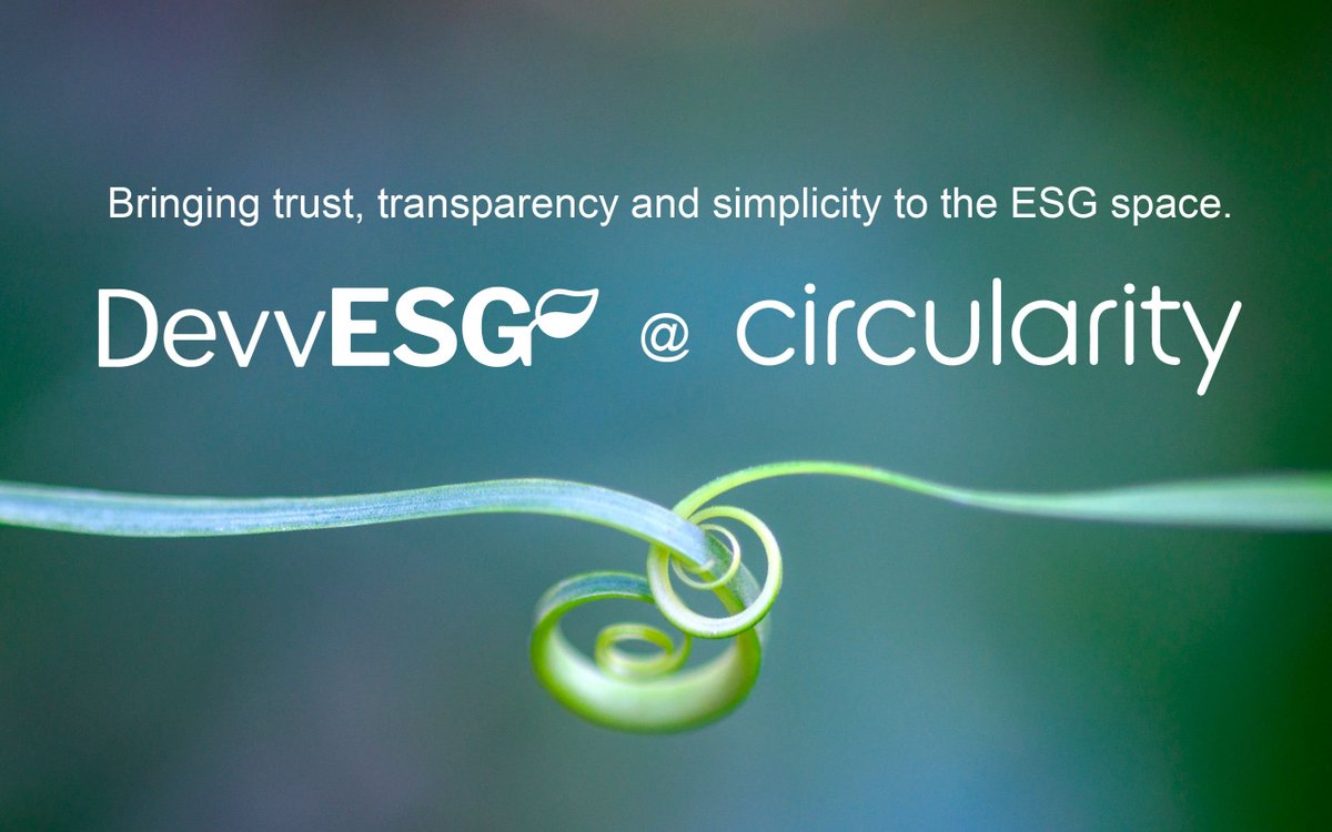 DevvioInc's tweet photo. DevvESG is participating in #Circularity22 as a Supporting Sponsor, alongside major brands like Amazon, Coca-Cola, and Dow! We’re also available for one-on-one meetings and product demonstrations–contact us to learn more at info@devvESG.com! https://t.co/UAKI2cCeFG #esg https://t.co/BpSr7j1DMr
