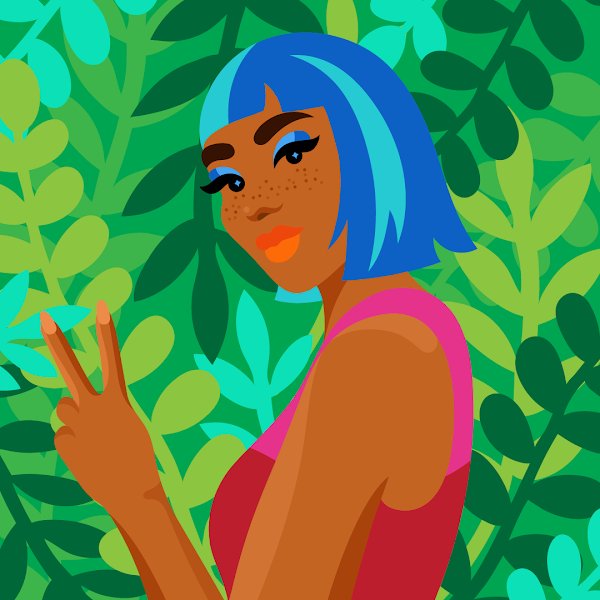 GeegTorres's tweet photo. Here's my 2nd @MyBFF NFT shared with @AlexdeGuzman 🎉 we went in together and won the raffle! Love her too! @brit @jaimeschmidt @rileybeans_eth https://t.co/rzBBi3l4n2