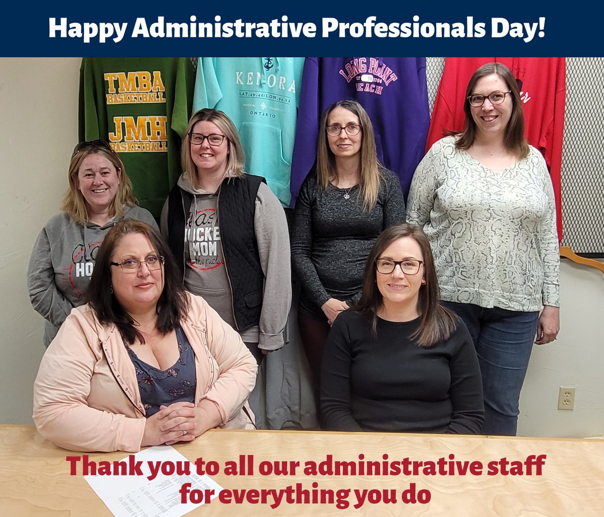 Happy Administrative Professionals Day! From our Truro location. From top left to right we have Shelley Dunphy, Dalce Shipley, Stephanie Parry, Heather Ettinger, Tanya Wilton, and Ashley Foster. Also a shout out to Jill Tourneur and MacKenzie Merchant. #FundyFamily