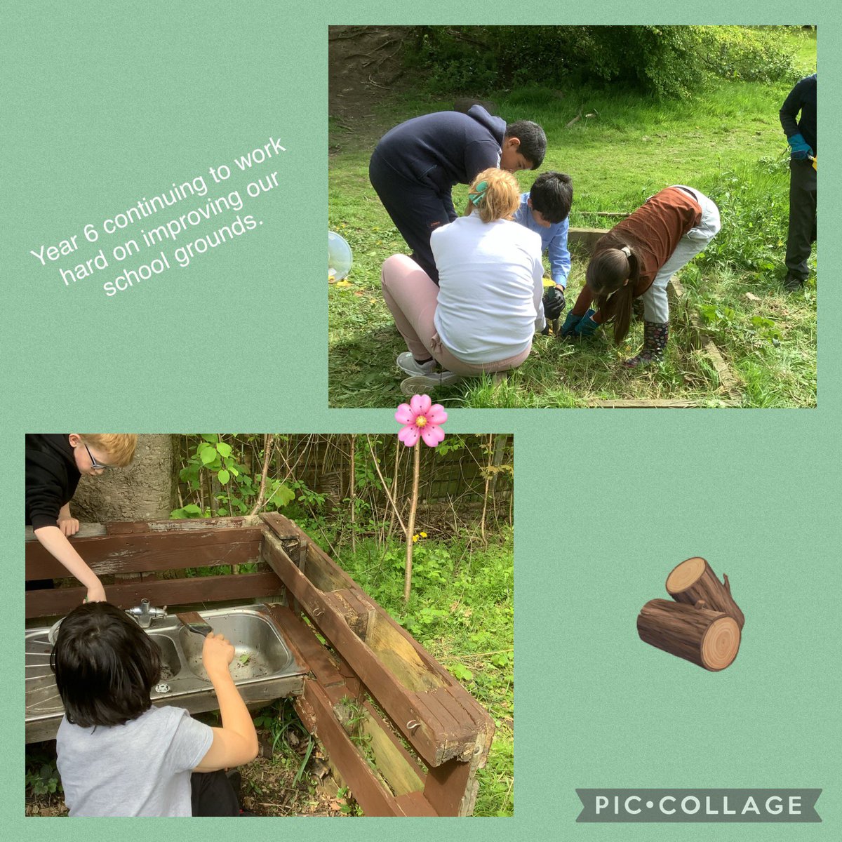 wcp_schoolEYFS's tweet photo. #wcpsyear6 did a fantastic job of repainting the mud kitchen and weeding the flower beds this afternoon. #activecitizens #outdoorlearning #gardening https://t.co/B6hnIvgHKT