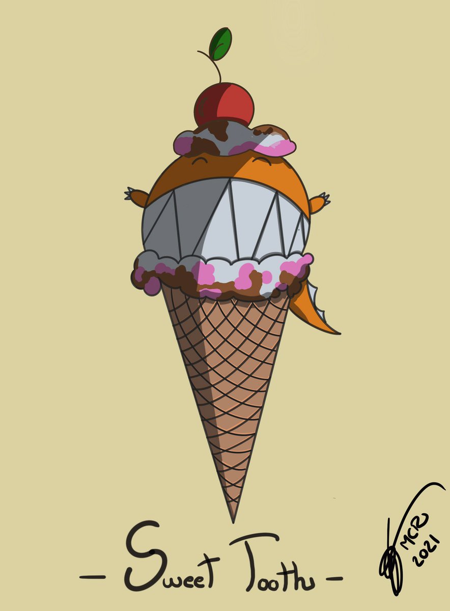 NorthyArts's tweet photo. Sweet Tooth~
#Teethasaurus #TeethasaurusRex #cartoon #artwork #projectstarter https://t.co/T2Pk0OE3eC