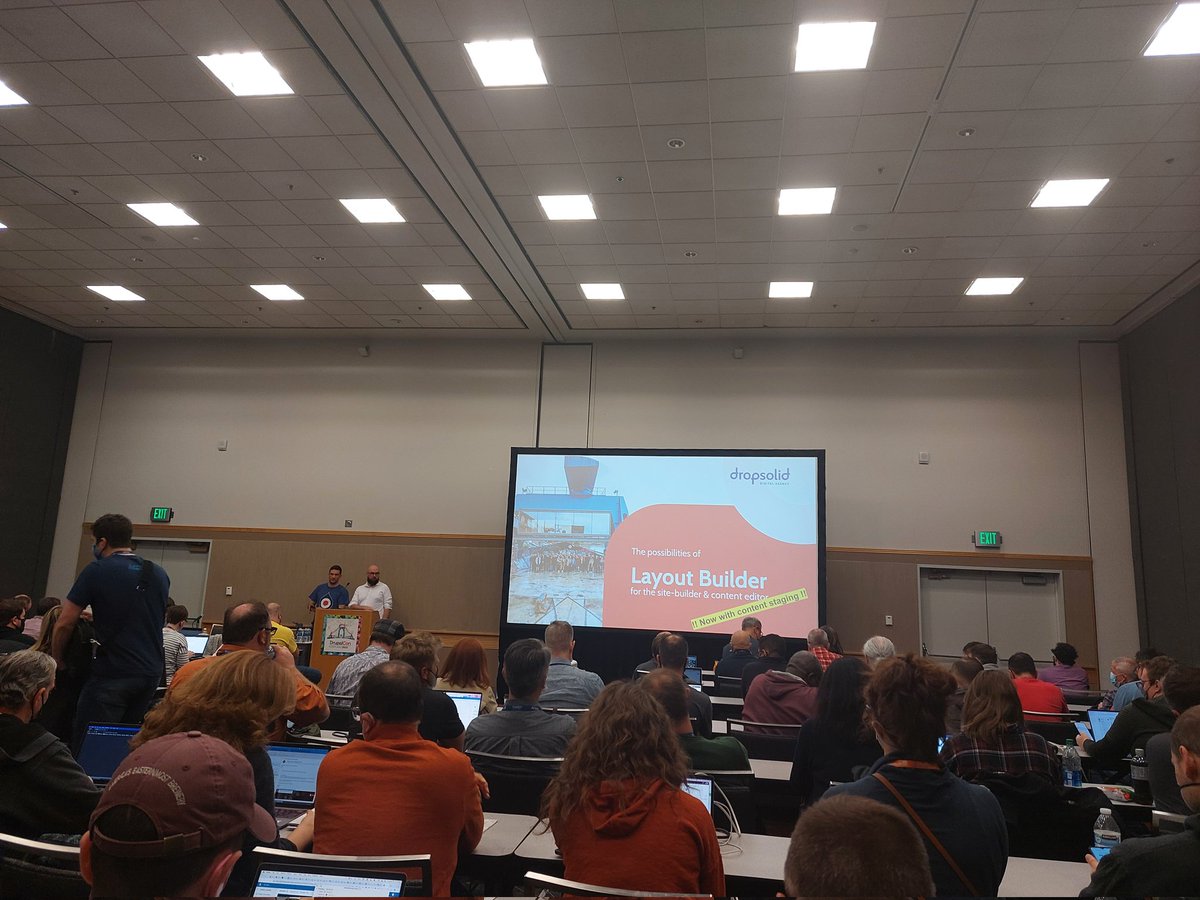 NDickinsonWilde's tweet photo. #DrupalCon #Drupal #LayoutBuilderPossibilities getting started https://t.co/fyqJtZELl4