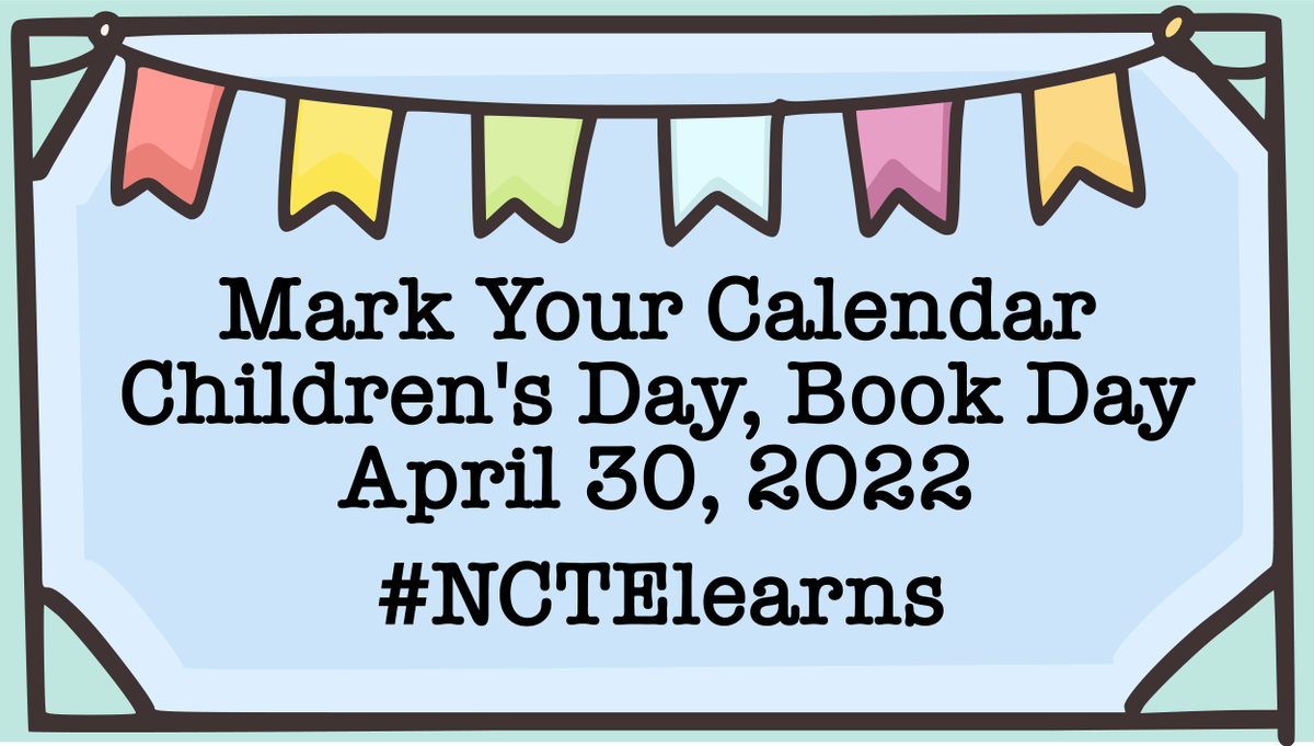 ncte's tweet image. Children’s Day, Book Day is on April 30, & we hope you’ll celebrate #bookjoy with the children in your life! Founded by author & poet @patmora_author, Children’s Day, Book Day is a year-long commitment celebrating the importance of bookjoy. ncte.org/get-involved/2…
#CDBD22 #NCTE