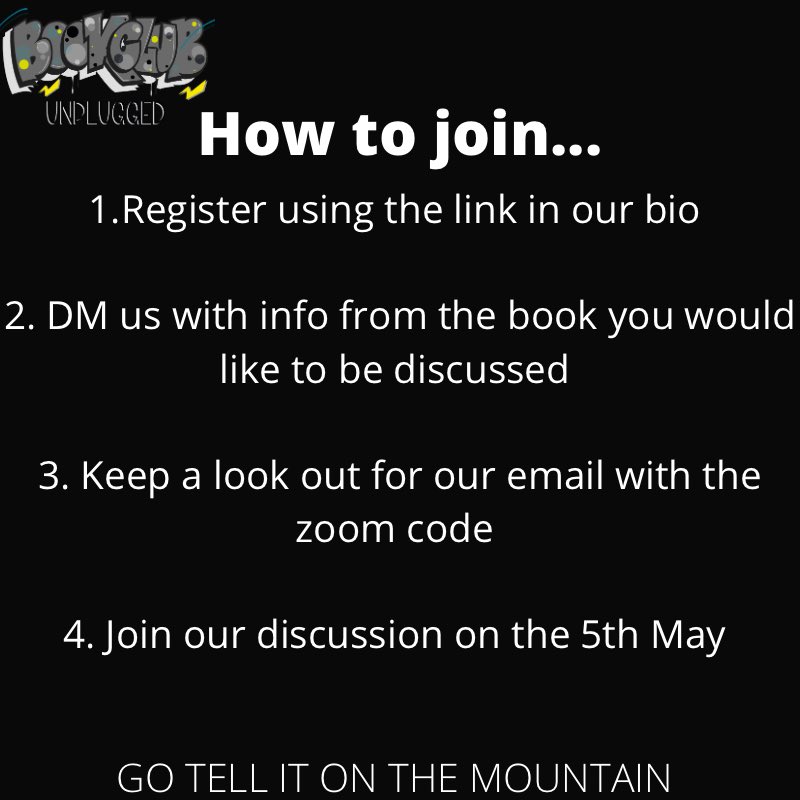 BookClubUnplug's tweet photo. Inviting you to join our virtual meet where we will be discussing “Go Tell it On the Mountain” by James Baldwin. If you enjoy warm topical conversation feel free to join. Register using link below 

https://t.co/0xU1oJicwJ https://t.co/kJv6IrZTIY