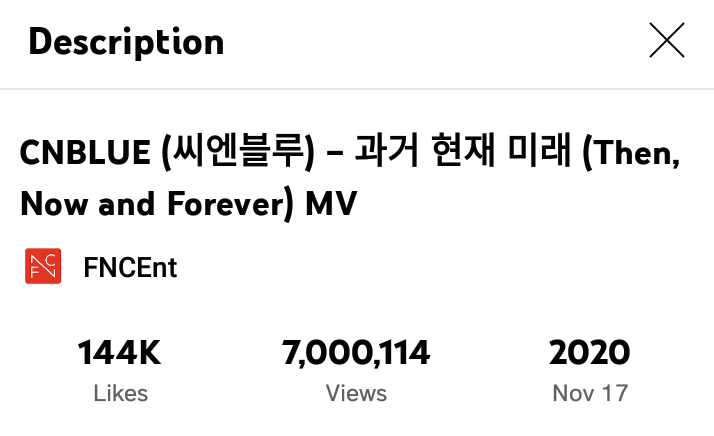 Cnblue4e's tweet photo. Happy 7M views "Then, Now and Forever" 😍🎉💙❤
▶https://t.co/X6T3vJfXL6
#CNBLUE #씨엔블루 #ReCode
#ThenNowandForever #Kpop https://t.co/vvkUlGP3u1