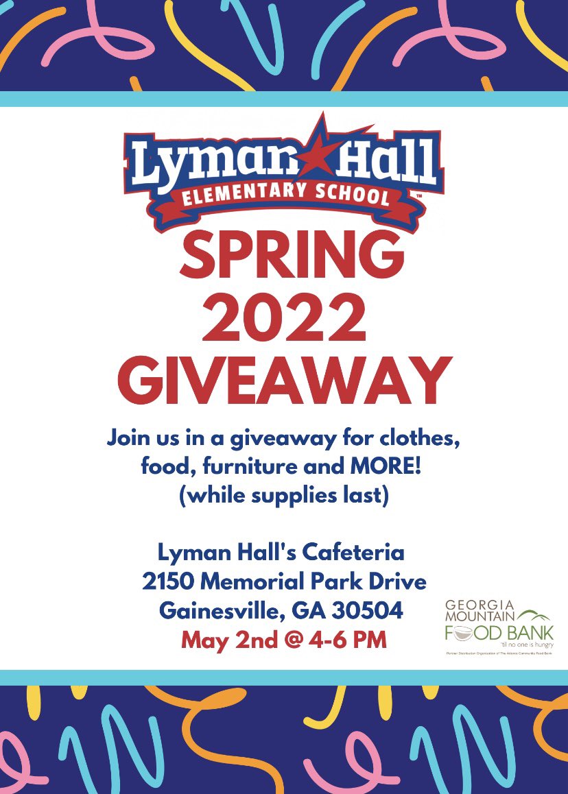 Spring 2022 Giveaway! <a href="/Hall_Schools/">Hall County Schools</a>