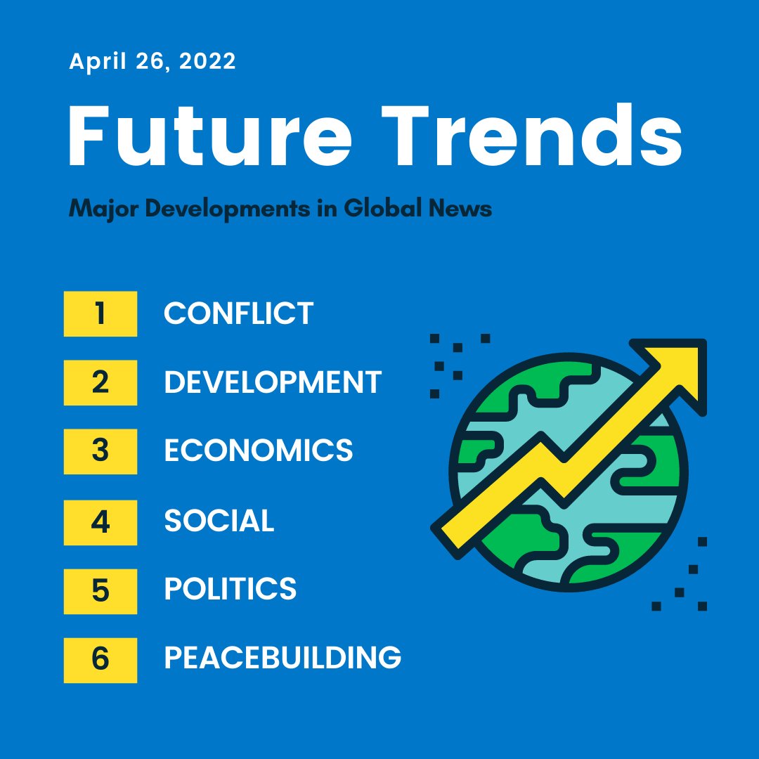 AfPeacebuilding's tweet image. This week's Future Trends from AfP &amp;amp; @GlobPeaceIndex analyzes global news stories—from developments in Myanmar to Iraq to Cameroon, and more—to deliver insight into the future. 

Read the full publication here: bit.ly/3LnTUFa