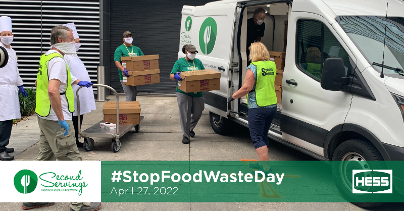 HessCorporation's tweet photo. In honor of #StopFoodWasteDay on April 27, Hess applauds chefs, restaurants &amp; organizations that raise awareness about food waste &amp; food insecurity. We continue to support our long-time partner @second_servings in their mission to fight hunger &amp; reduce food waste in Houston.