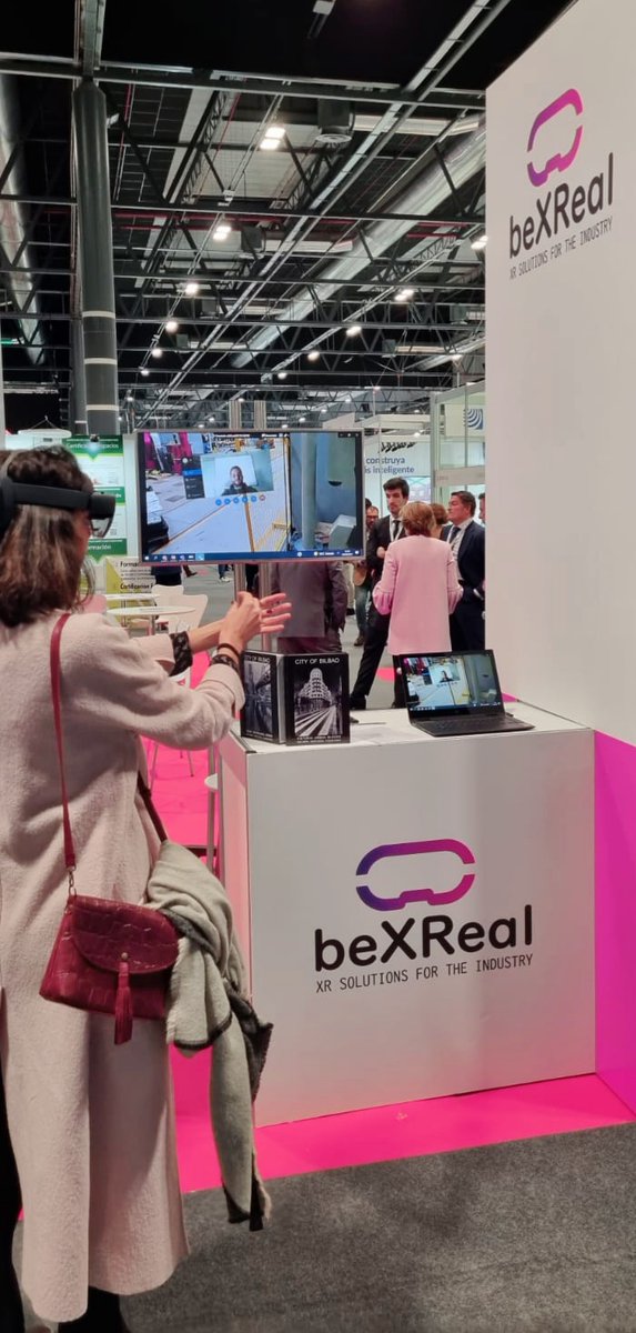 bexreal_'s tweet photo. Estamos en @rebuildexpo
📍@ifemamadrid Stand H872
¡Os esperamos!
#REBUILD2022 #bexreal #startup #mixedreality #eraikune #AugmentedReality #innovation #construcction #xr #edificacion #asistenciaremota #bim #iot #ifema https://t.co/j3ZJts8Aqg