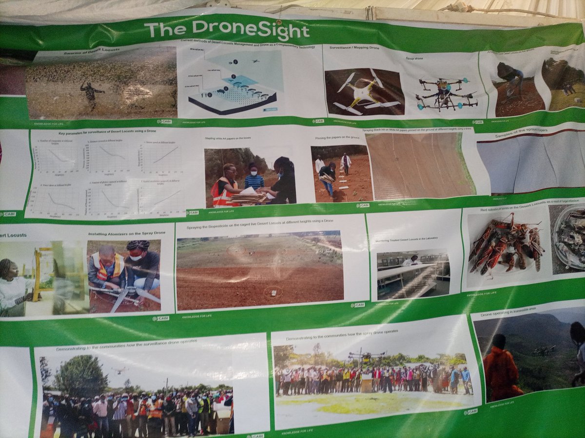 OchiengVio's tweet photo. I had a previledge to present our pioneer study on the use of Drone technology for Surveillance &amp; Control of Desert Locusts at the Nairobi Innovation Week hosted by the University of Nairobi. @InnovationNIW @uonbi @CABI_Invasives @AstralAerial @FCDOGovUK @FrontierTechHub https://t.co/7yavkMRCn6