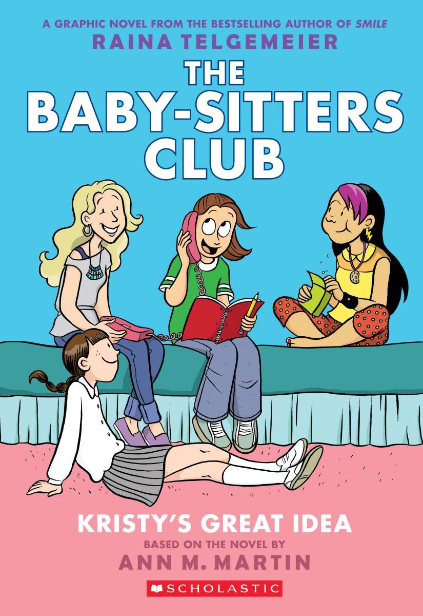 First up is our most popular series, The Baby-Sitters Club! Every 4 vol are illustrated by different illustrators, including Raina Telgemeier &amp; Gale Galligan! And each book focuses on a different member of the club and the relatable situations in their life. #GNmondays