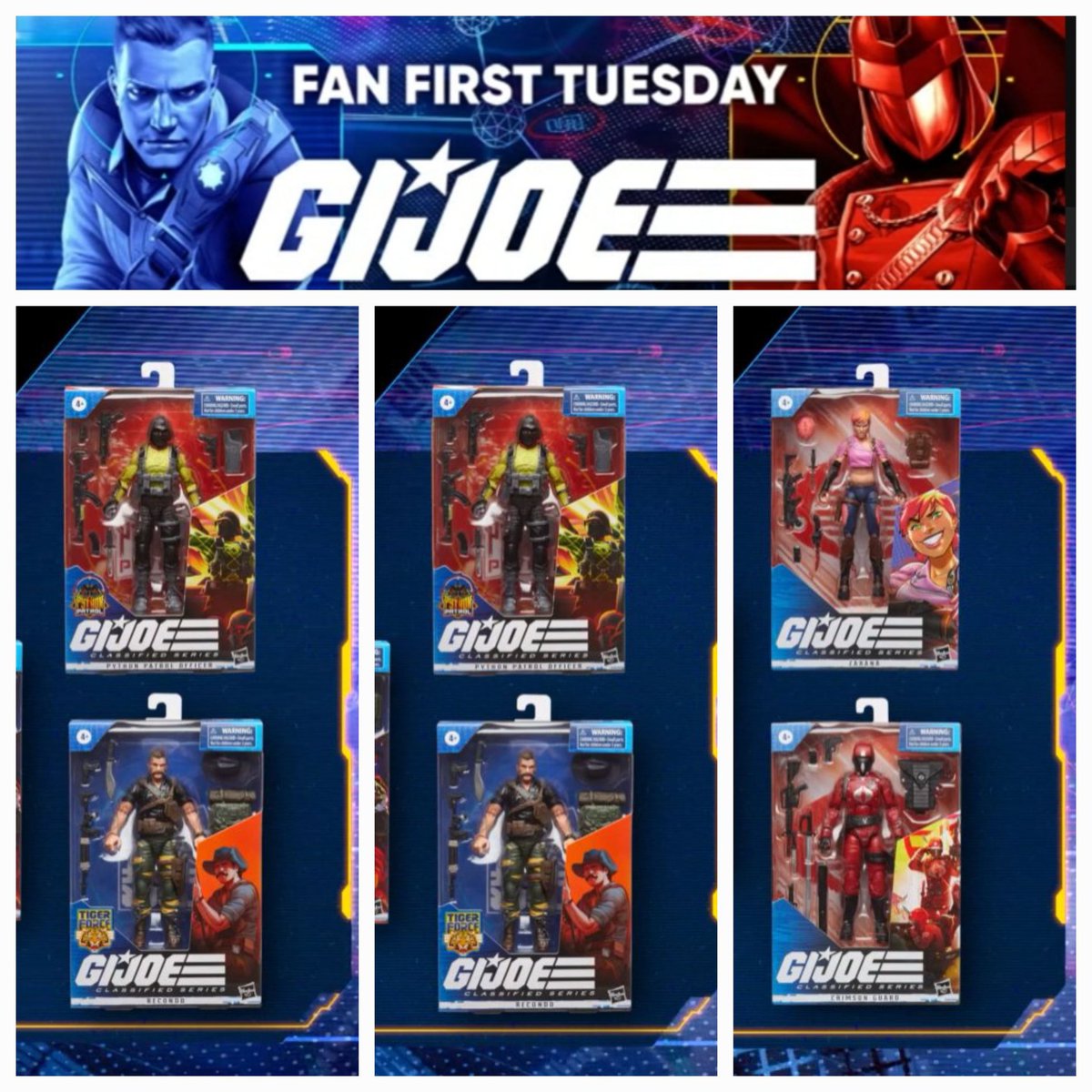 StateOverse's tweet photo. #Statoversians!!

This month's Classified Series #actionfigures have been revealed and will be available for preorder today starting at 1pm EST!!

#YOJOE #GIJOE #TheOneisNotTheOnly
#FanFirstTuesday #animation #GamersUnite
TSO'VIN!!
Mainline Figs
https://t.co/ccT1Qmw6sV https://t.co/fxY6rY5Siw
