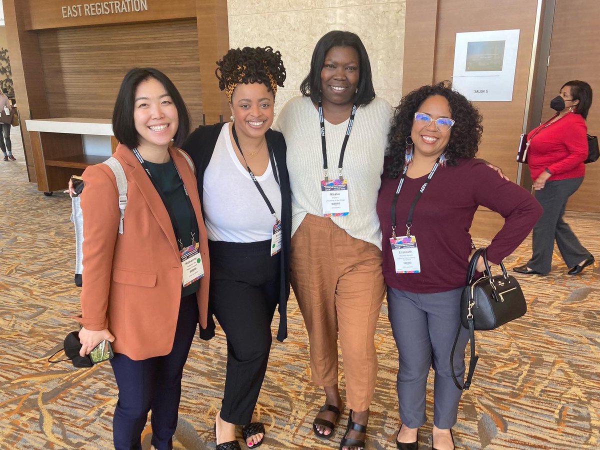 ProfMorganPhD's tweet photo. Nothing like sharing space with Sister Scholars during  #AERA2022 https://t.co/0S9OW7g40r