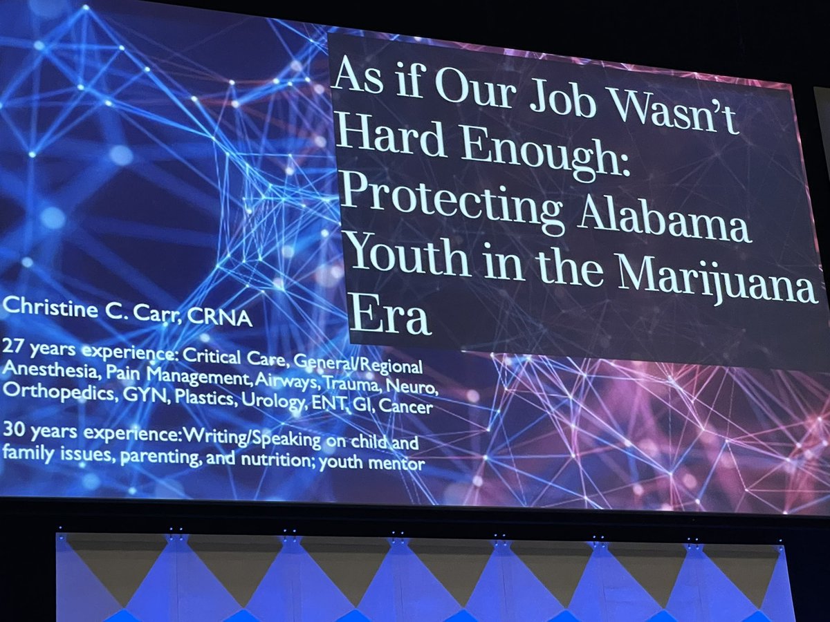 ABC_underage's tweet image. Board Certified Registered Nurse Anesthetist Christine Carr warns about marijuana myths and the dangers the drug poses to public health. She spoke today as part of Alabama SAYS program in Montgomery.
