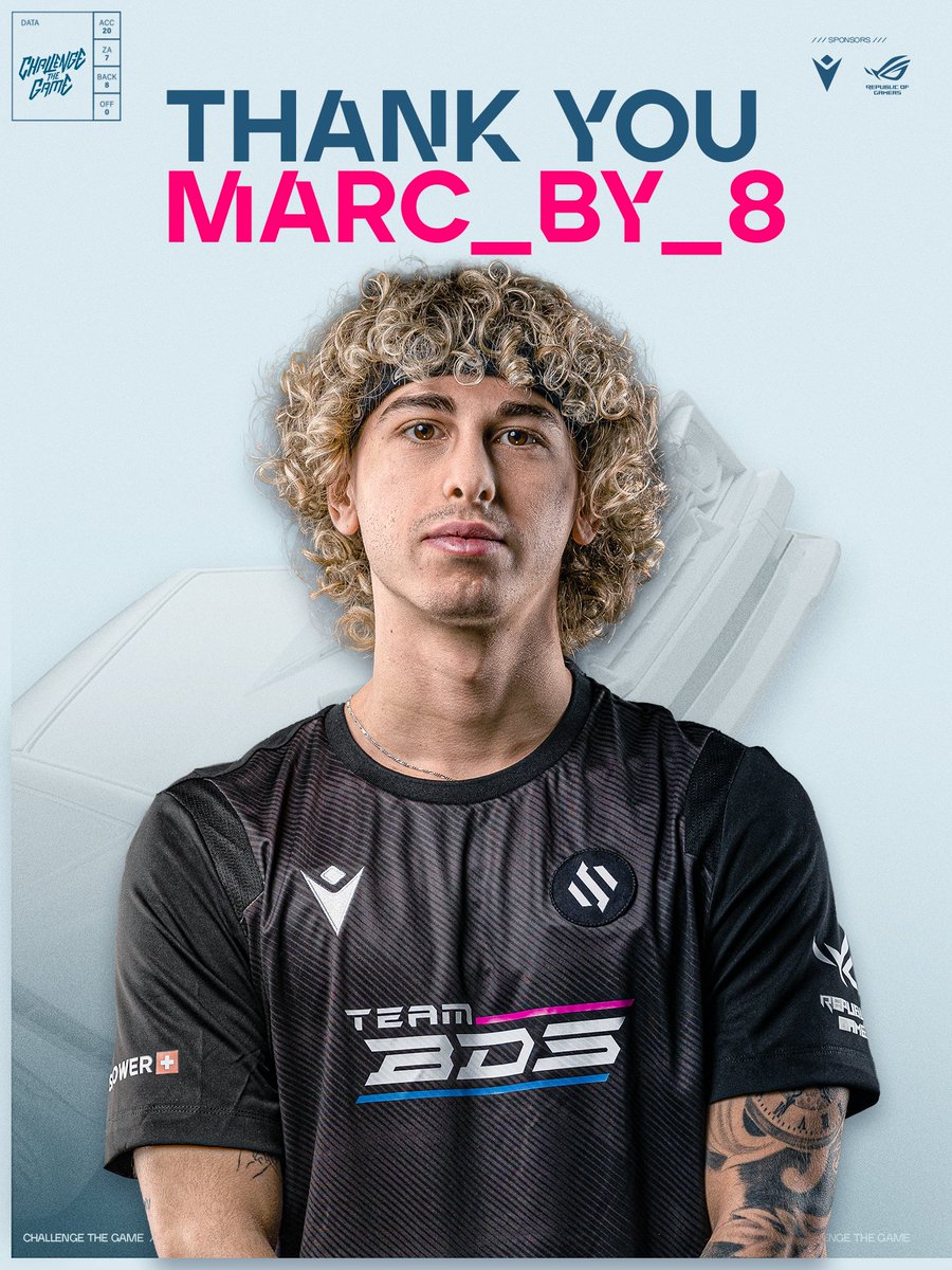 ShiftersGG's tweet image. As a result, @MaRc_By_8 has been moved to the bench.