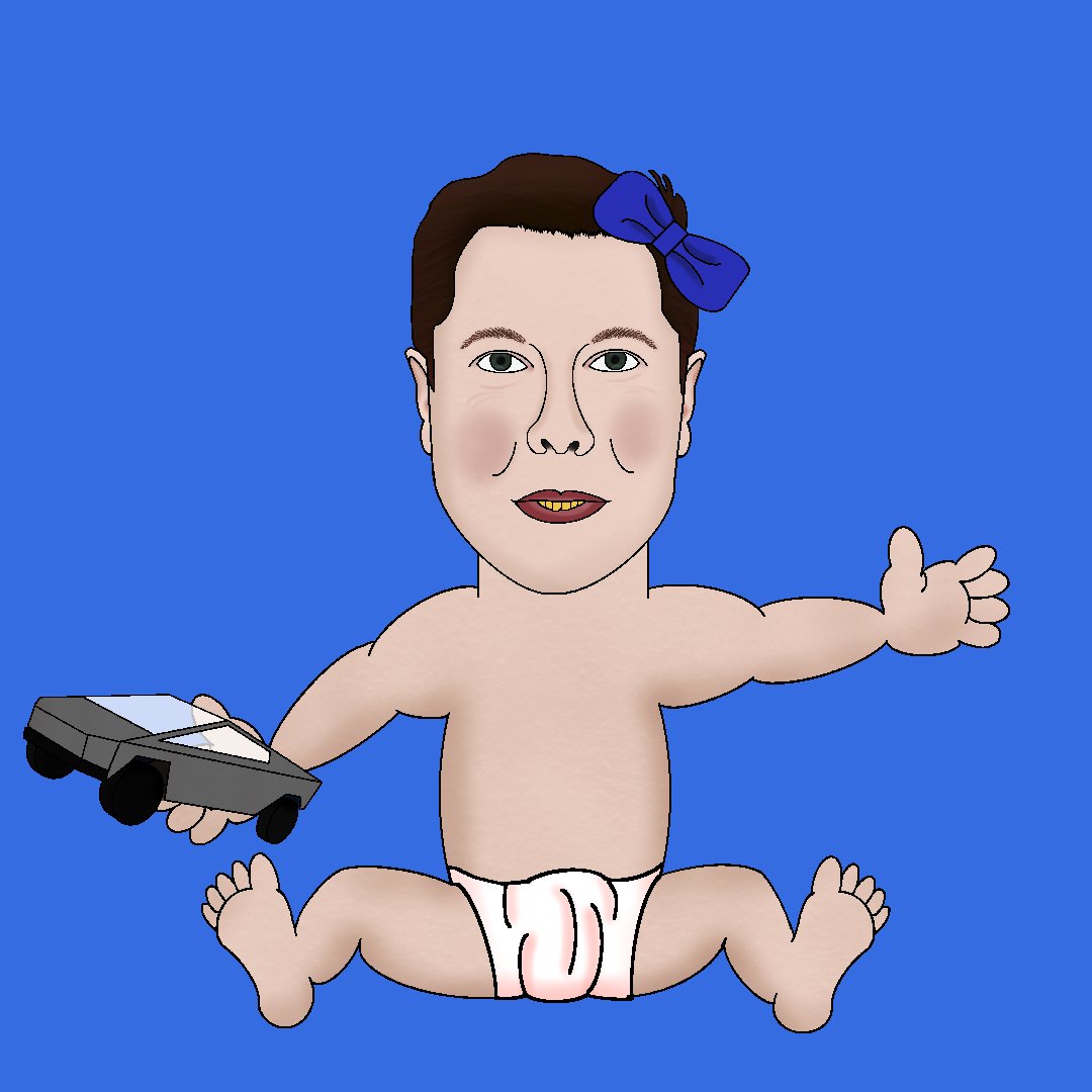 3commaMike's tweet photo. Well looks like things are going to get wacky in the #Babyverse
Mint: https://t.co/kKfHCDJzMI
Talk: https://t.co/CLWplgs9XB 

#BabyBillionaires #NFTCommunity #NFT #NFTdrop  #NFTs #NFTart #NFTcollector #OpenSeaNFT #art #cryptoart #ElonMusk https://t.co/UXFnNgp3cS