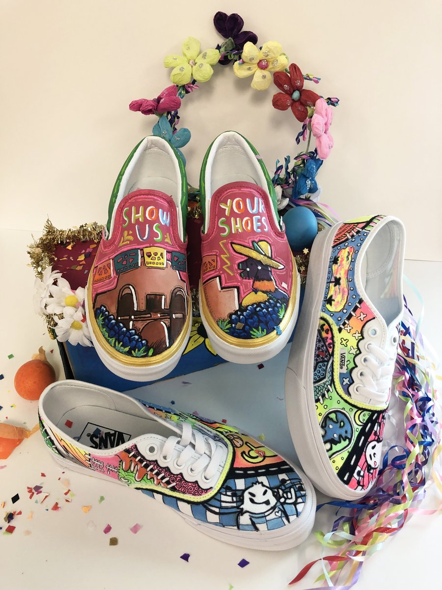 NISD's tweet image. Jay HS student artists need our votes! Elizabeth &amp;amp; Kaile are among 50 finalists in the #VansCustomCulture competition! The grand prize winner will earn $50,000 &amp;amp; 4 schools will earn $15,000 each as runners up. Visit customculture.vans.com to vote daily until May 6!