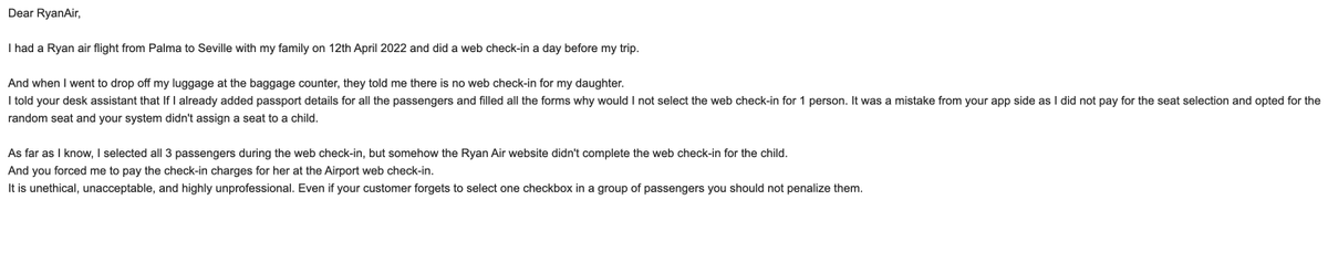 prashantraghav's tweet photo. @Ryanair @askryanair. #PoorService #UnethicalRyanAir https://t.co/oNlOr7cMjT