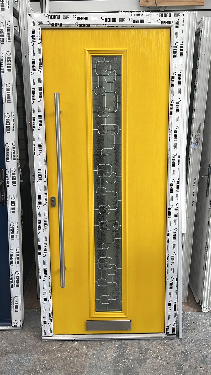 glasstecwindows's tweet photo. What a colour? #compositedoors #Bradford direct to the trade https://t.co/ejg0qN6SbW