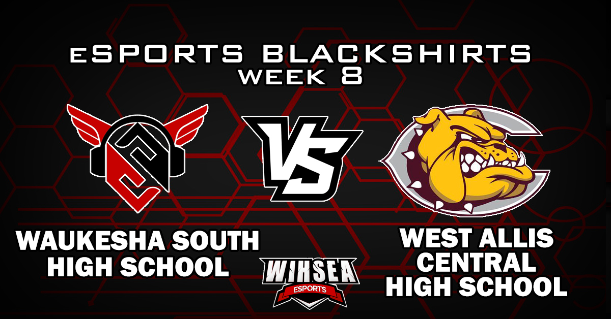 Wshsbooster's tweet photo. Good luck in Week 8, eSports! #VirtuallyUnbeatable #BlackshirtPride #BeLegendary @wshsfans @goyablackshirts https://t.co/vYQxn5yhLo https://t.co/6AvTBeMYlR