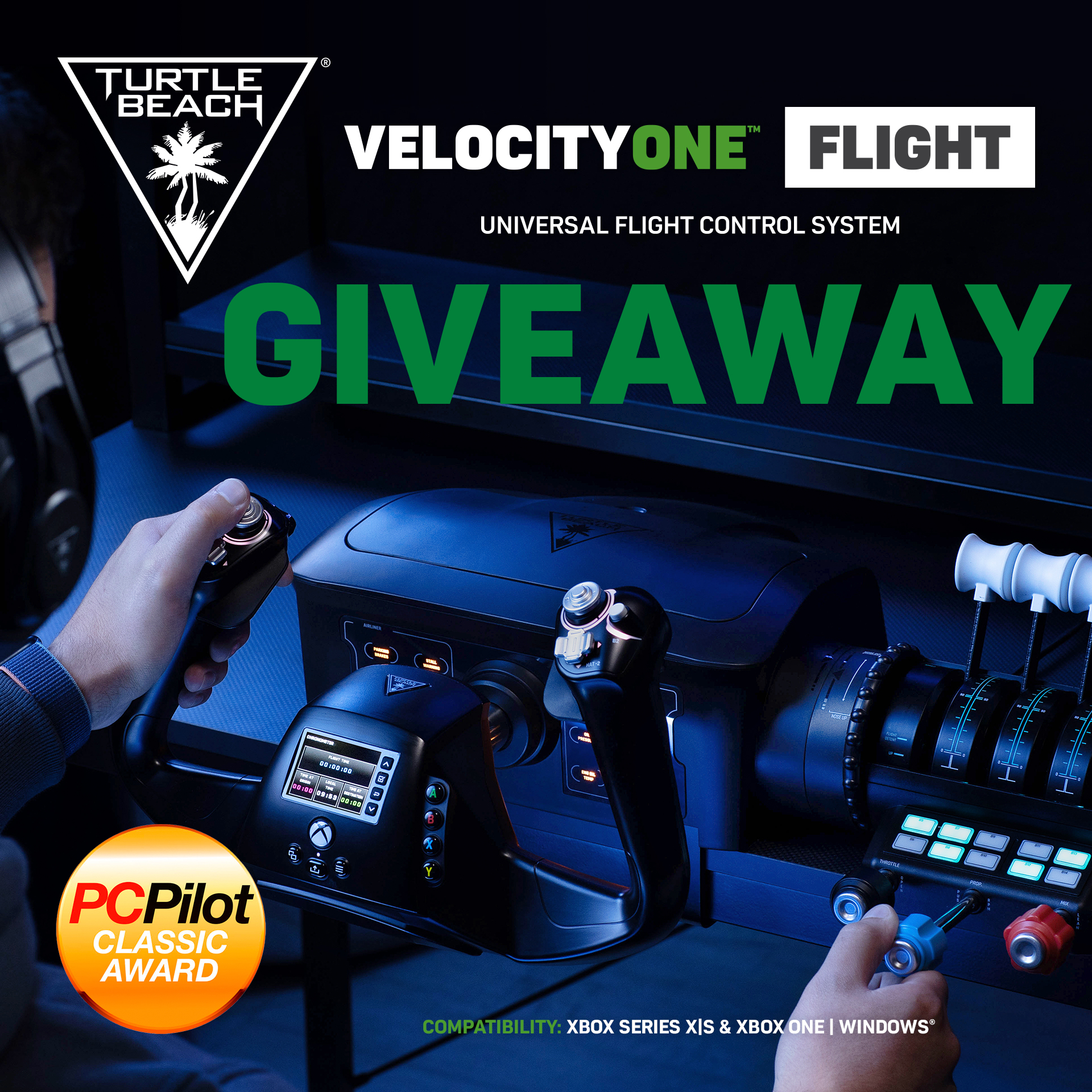 VelocityOne Flight Turtle Beach + Microsoft Flight Simulator