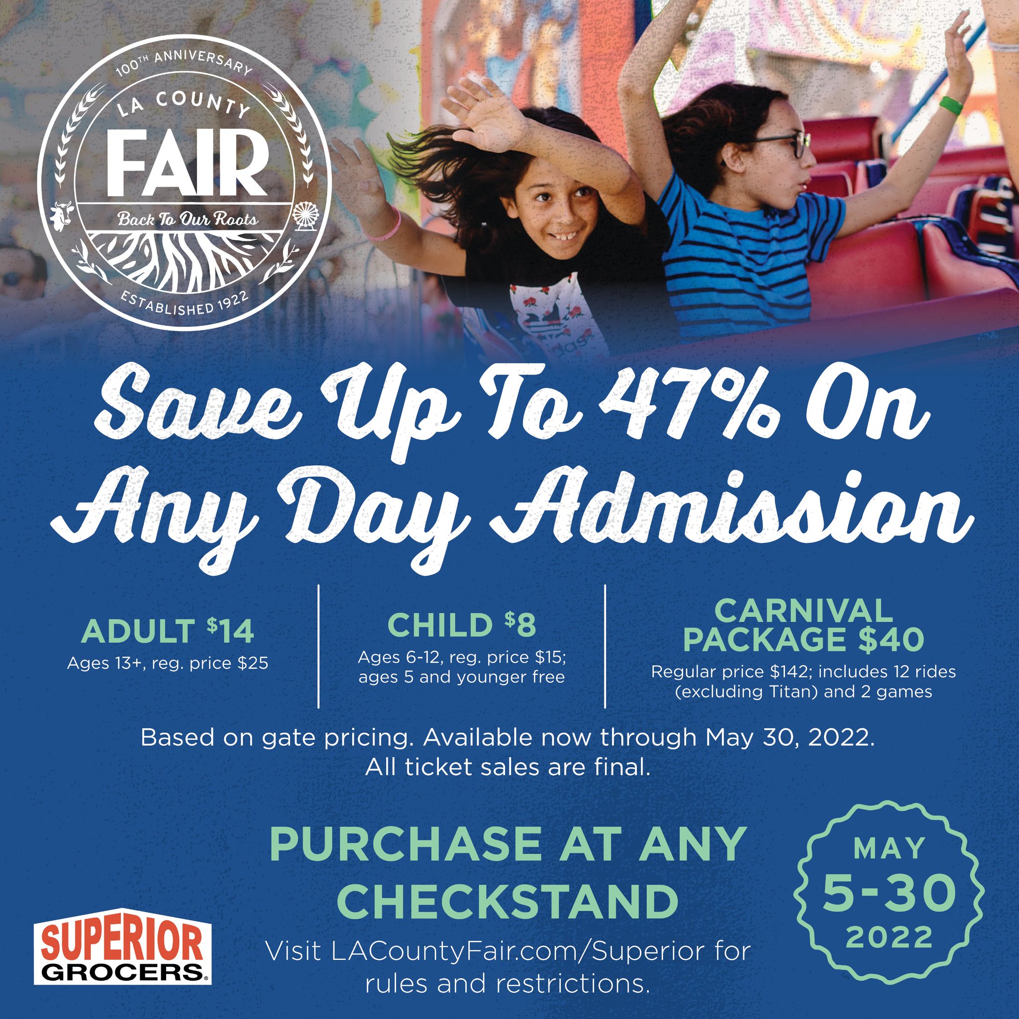LA County Fair on Twitter "Looking for a way to save? Visit any