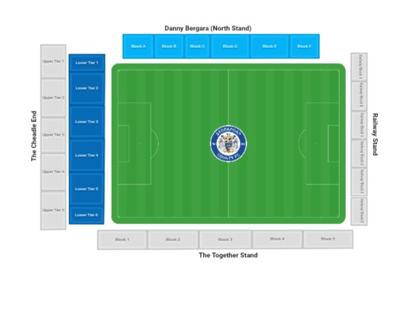 So there is no formal designated area for fans so let's recreate the South Bank behind the goal in "The Cheadle End".... Get your tickets and let's support the girls....