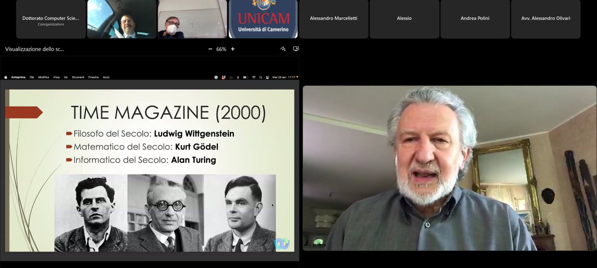 UniCamerino's tweet image. Oggi ad Unicam la prima giornata del "1st Computer Science and Mathematics #workshops - #CSMW 2022". Ospite d'eccezione il prof. Piergiorgio Odifreddi.
Una bella occasione per discutere, condividere nuove idee 💬 e, più in generale, fare rete🌐

#computerscience
#Mathematics