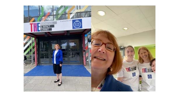 A_BrooksWilson's tweet photo. Hello from 🇸🇪! Pleased to be visiting @KTHuniversity and representing @SFU at the @timeshighered Higher Education Innovation &amp; Impact Summit this week. Here to share, learn and connect. @THEworldsummits #THEglobalimpact https://t.co/ic4UoSEEmF
