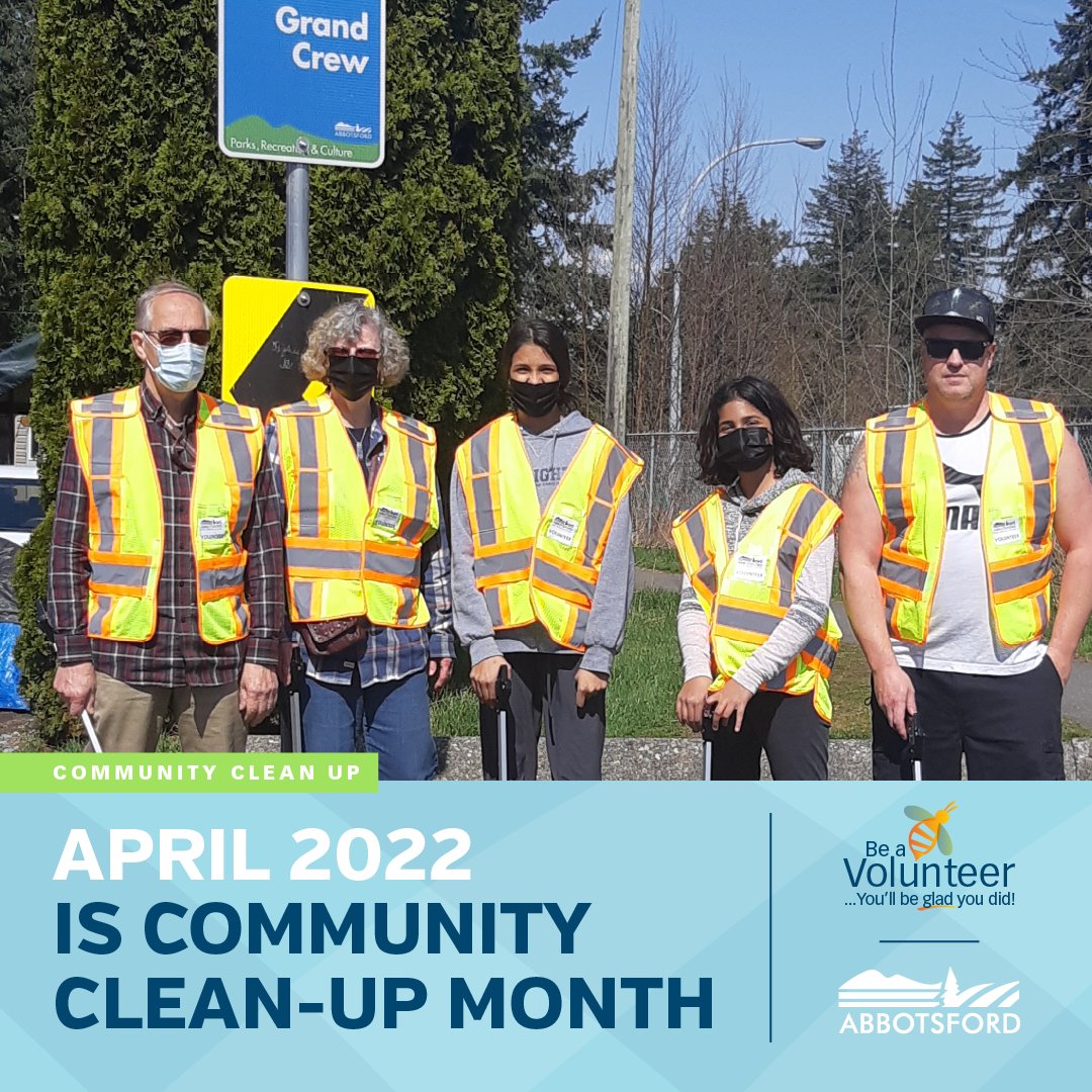 City_Abbotsford's tweet photo. We’re wrapping up Community Clean-up Month.  Thank you to all the residents, families businesses and groups that helped beautify their neighbourhoods and our community. Your efforts are truly AMAZING!
#COAearthday #CCUabby #volunteerabby
#AbbyPRC #Abbyvolunteers #COAvolunteers https://t.co/jNccKcb83F