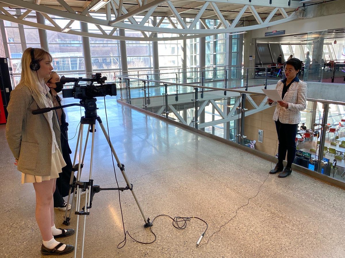 irenetmedia's tweet photo. I learned a lot of things for field reporting at @sait. Keeping an eye for stories everywhere, presenting it with confidence, and to plan ahead are my key takeaways for my first year. 

#RTBNNews #TwitterClass #FieldReporting #SAIT #YYC #BroadcastNews https://t.co/5wobr622Cf