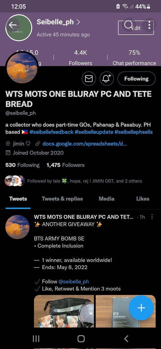 koomoonv's tweet photo. @seibelle_ph wow:0 thank you so much for hosting this ga 💜 more power to your shop kase you deserve it po<3 what a dream to have my own armybomb after years of stanning the tannies 🥺
tags: @kkuthvii @tjkcarts @laluckytannie https://t.co/w5gq4c6nh5