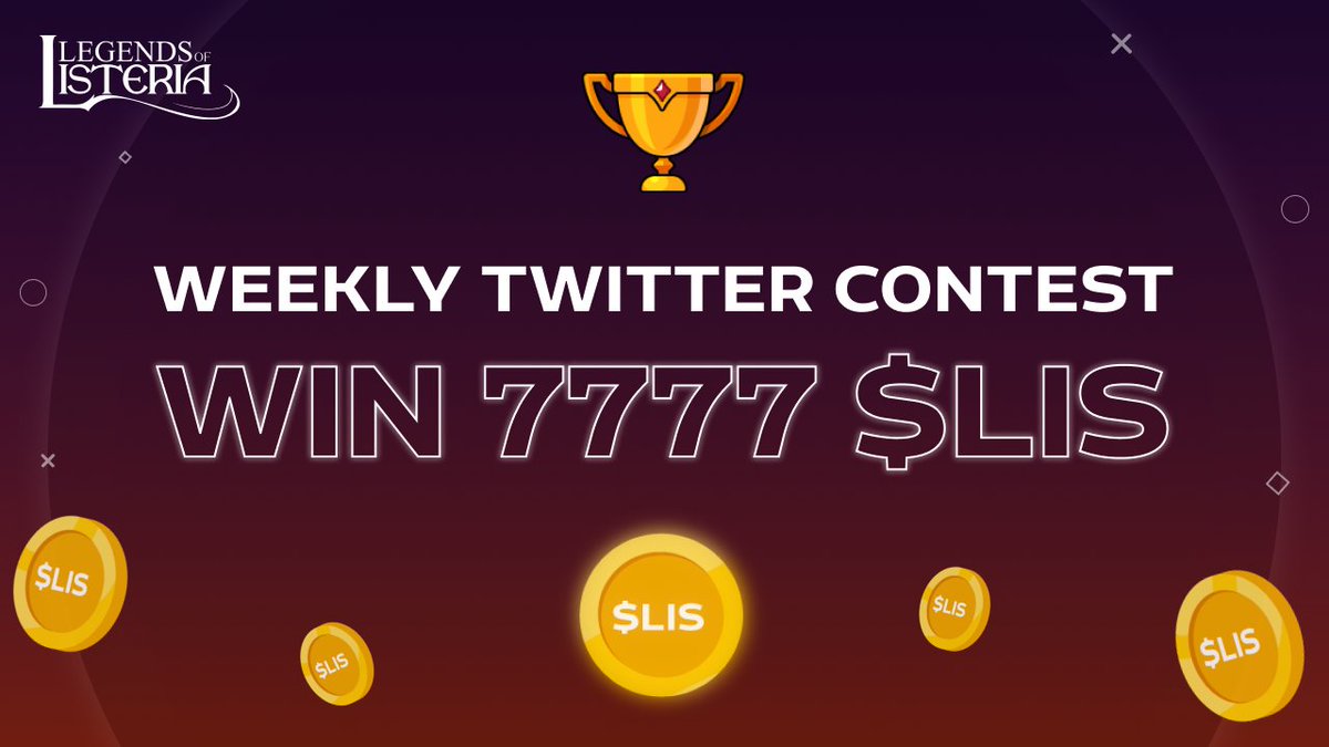 realisnetwork's tweet image. 🔥 Brace yourselves! It's time for our weekly Twitter contest 🔥

Rules are still easy:

1️⃣ Retweet this post!
2️⃣ Share your Legends of Listeria cups and wins in this Twitter thread! 
3️⃣ Get a chance to win 777.7 $LIS! 

🏆 The list of the lucky ones will be out on Sunday! 🏆