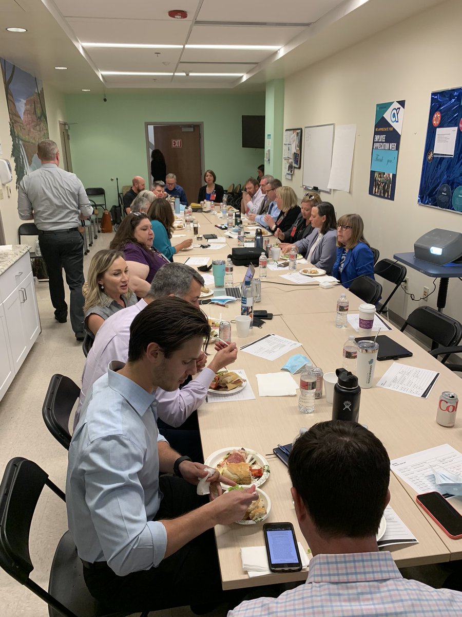 TPDMentalHealth's tweet photo. We’re so lucky to have a Crisis Center that takes anyone at any time who needs help. Today we’re helping host @montanastate and @BozemanHealth with @ConnectionsAZ1 who are helping build a better crisis system for Montana residents. So great to see such a dedicated team! https://t.co/YWB9hcJLuj
