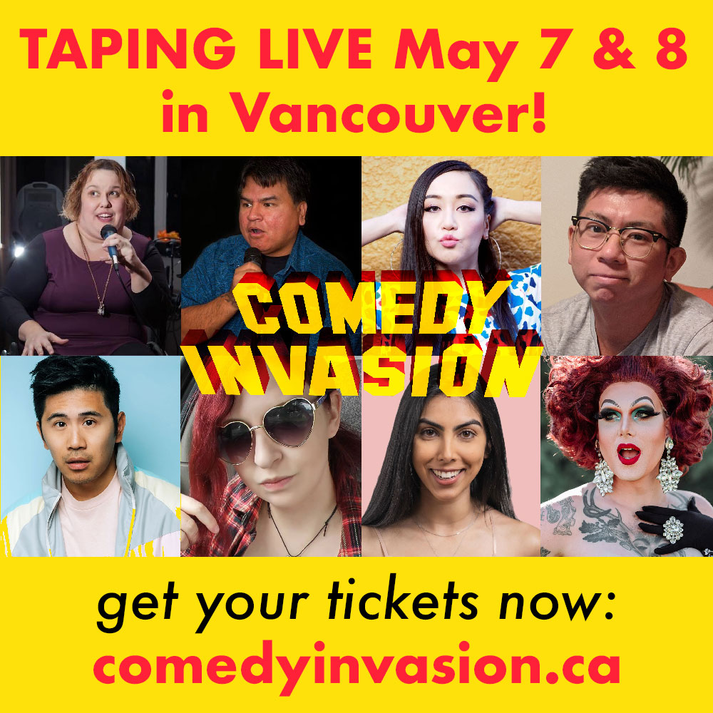 LeeQuentin's tweet image. Join us in Vancouver on May 7 and 8 for the live taping of #comedyinvasion, Canada's first diverse stand up comedy TV series: comedyinvasion.ca