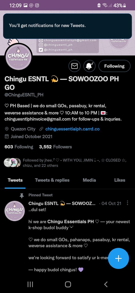 koomoonv's tweet photo. @ChinguESNTL_PH @fairyggukietea on notifs ✔ thank you so much for hosting this giveaway 💜 https://t.co/peERAYdjB0