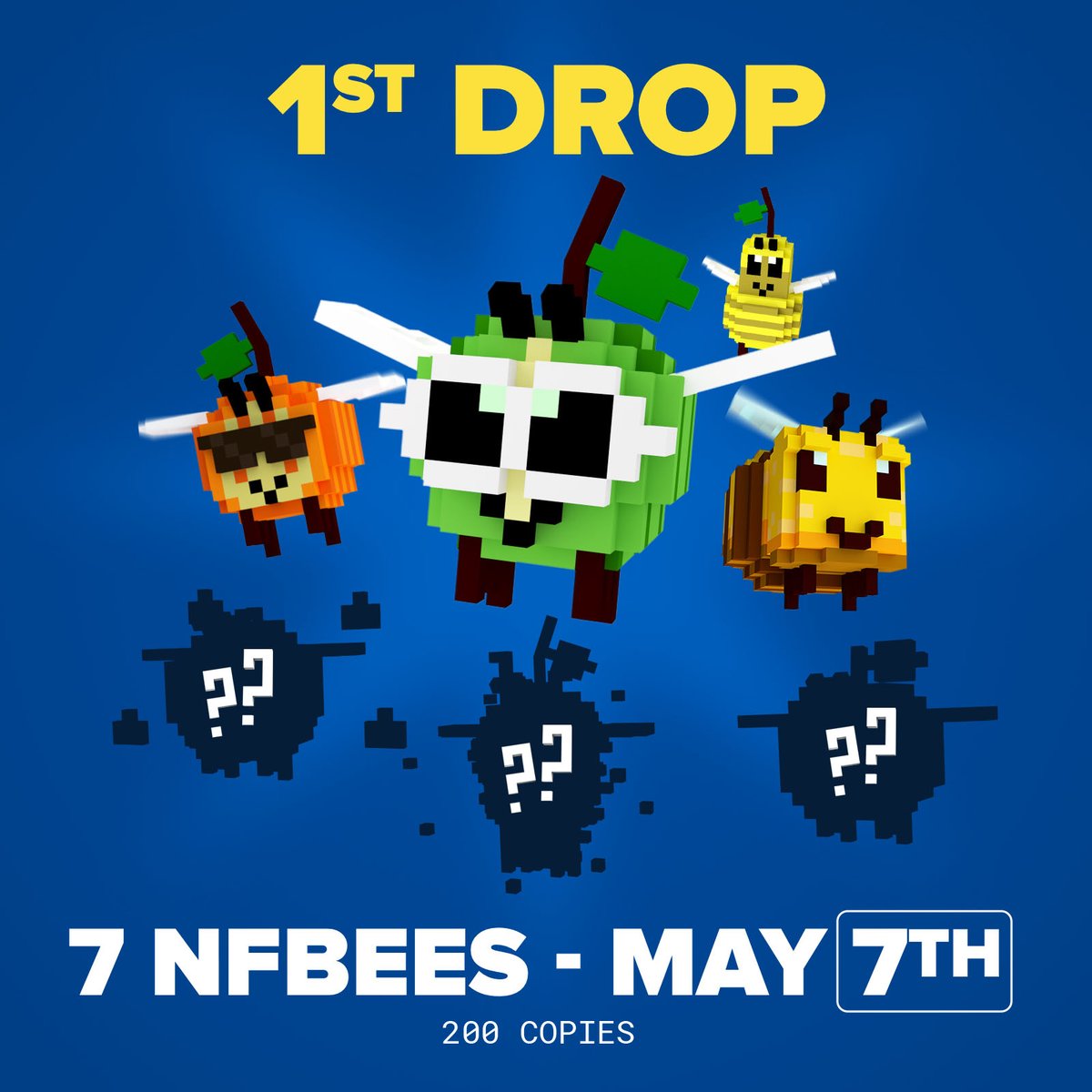 Bee ready! 🐝 The 1st #CarrefourNFBEE Drop will take place on May 7th. Join us on #discord 👉 discord.gg/YsSxSbpSqy