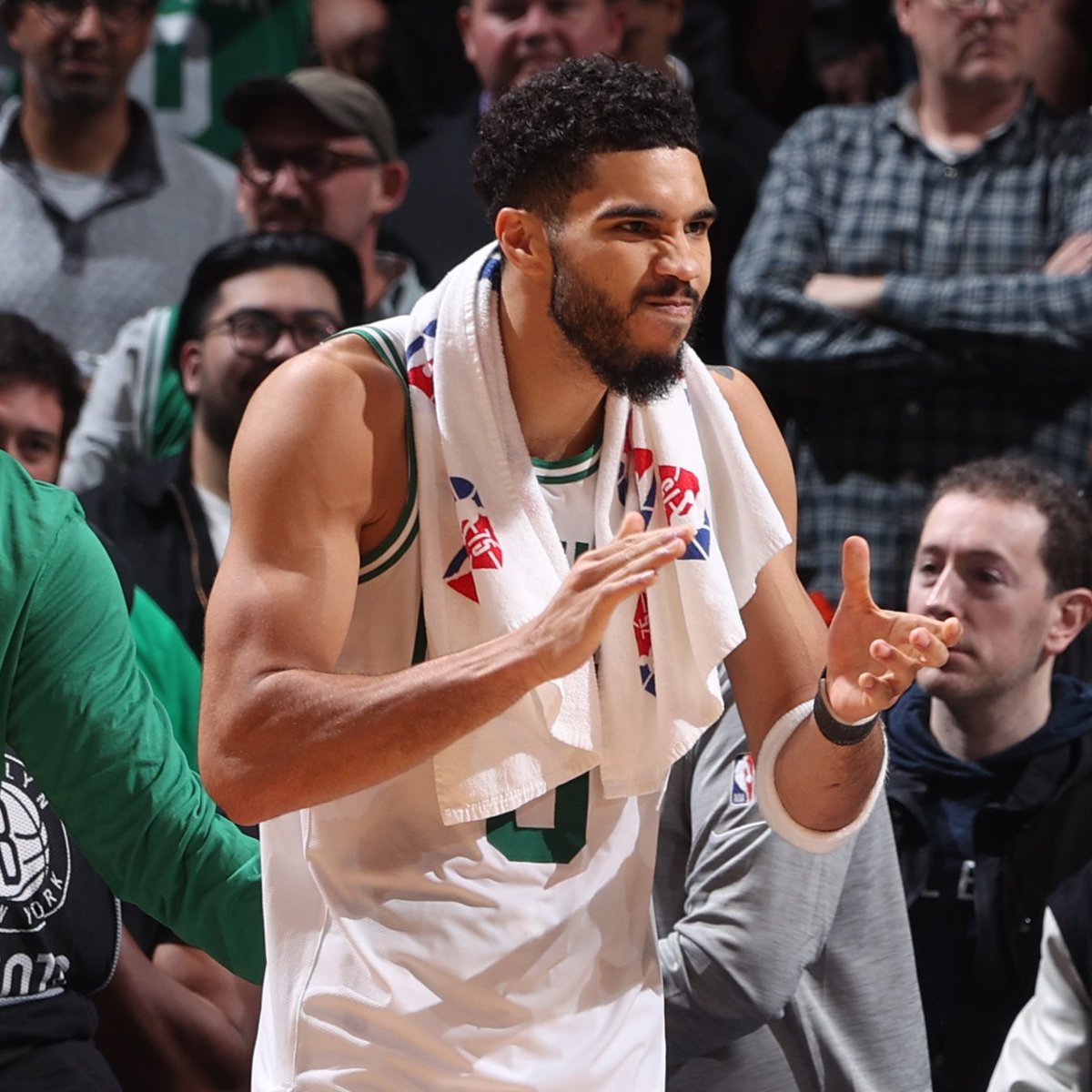 This guy just averaged 30 PPG, 7 APG, 5 RPG and 2 SPG with 46/45/87 shooting splits while checking Kevin Durant for an entire series. Mean mug allowed.